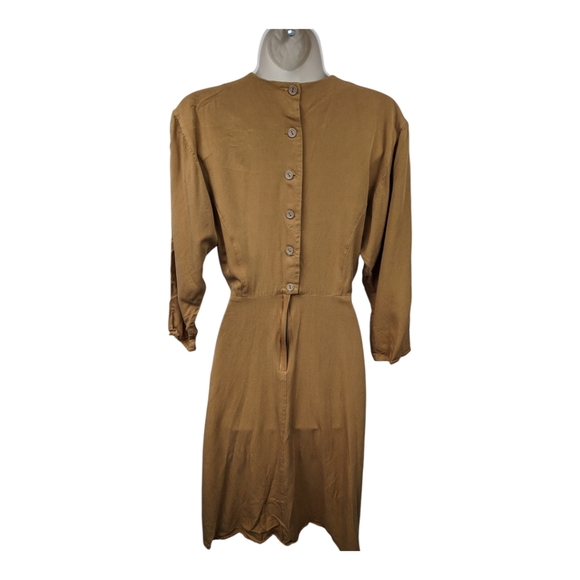 Rabbit Rabbit Rabbit Long Sleeve Button Back Dress Sz S - Picture 2 of 12